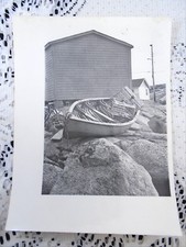 B&W Photo Nova Scotia Canoe