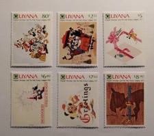 Francobolli Disney Guyana