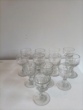 N.10 ANTICHI BICCHIERI DA LIQUORE IN VETRO SOFFIATO DI ALTARE (SV) EPOCA 800