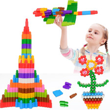 Set Da 140 Pezzi per Bambini Giocattoli Da Costruzione -Apprendimento STEM Gioca