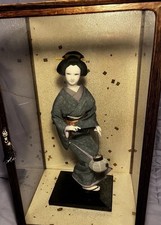 Bambola giapponese vintage con