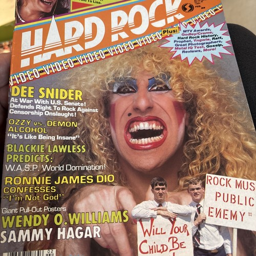 Hard rock video - rivista, feb