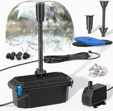 Kit Filtro per Laghetto Con Pompa, Portata 2400 L/H - Pompa per Laghetto Con Fil