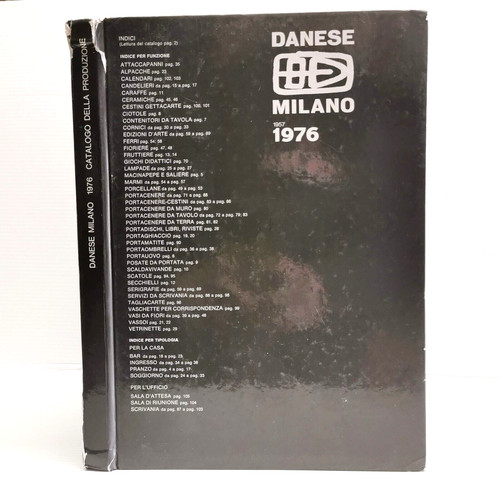 Danese milano 1976 catalogo - milano,
