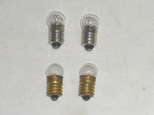 2 Ampoules E10 Blanches JEP VB Distler CIJ Citroen CR Poupée Crèche 1,5v ou 4,5v