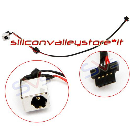 Power jack con - cavo, 24cm