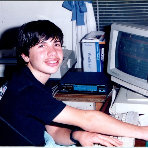 C1990s boy computer crt - c1990s, pc