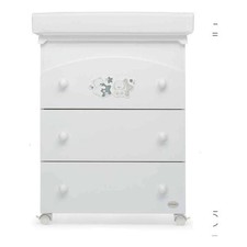 Bagnetto fasciatoio Foppapedretti 9900073610 PICCOLI AMICI 3 cassetti 