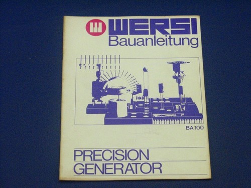 Wersi concerto istruzioni - wersi, concerto/istruzioni