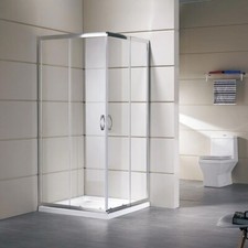 Cabina Box Doccia Vetro Cristallo Angolare Ante Scorrevoli Quadrato Rettangolare