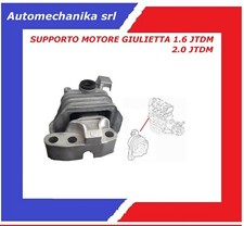 SUPPORTO MOTORE DX LATO DISTRIBUZIONE ALFA ROMEO GIULIETTA 1.6MJT 2.0MJT 04.2010