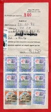 LOTTO- 7 Pz. LIRE 10000 SU MOD. 77 POSTE+ 4 A.V. COMMEMORATIVI - STORIA POSTALE