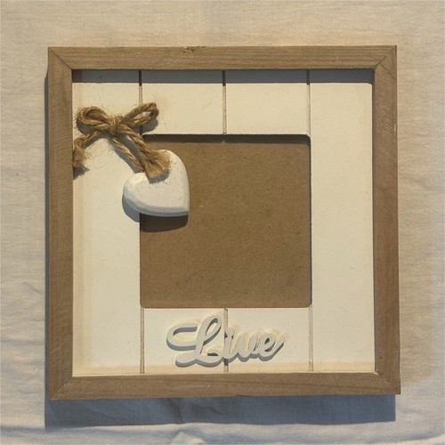 Portafoto legno quadrato 22x22