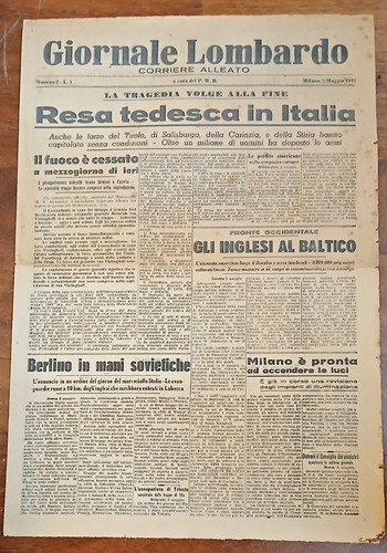Giornale lombardo corriere - giornale,
