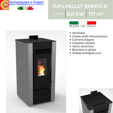 STUFA A PELLET 6Kw Ventilata