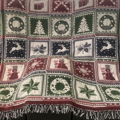 Christmas holiday throw - christmas,