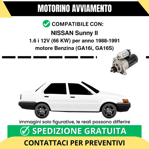 Motorino avviamento nissan - avviamento,