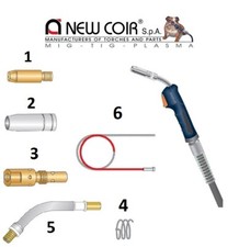 NEW COIR BZ 25 TORCE SALDATURA TORCIA PER SALDATRICE FILO CONTINUO E RICAMBI