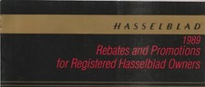 HASSELBLAD 1989  REBATES AND