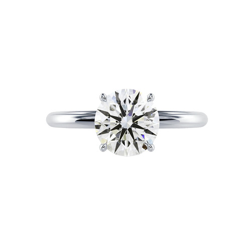 Anello platino con diamanti - anello,