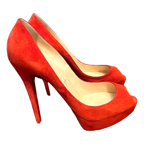 Rare louboutin lady peep - rare, 140mm