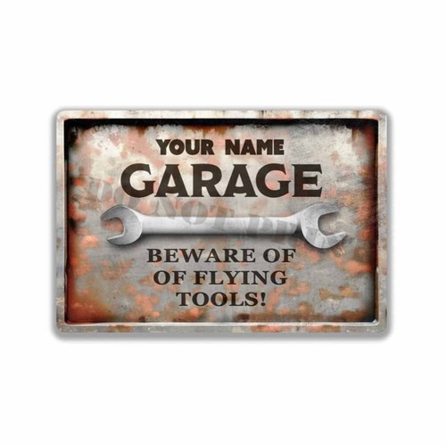 Insegna garage rottami metallo - rottami,