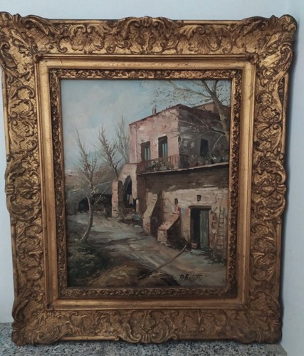 Boleti olio su tela - a.,