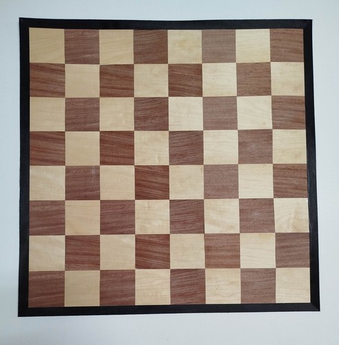 Intarsio scacchiera bobinga - intarsio, su