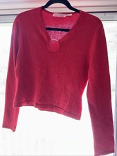 Top natalizio elegante rosso