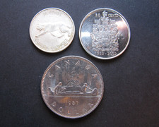 Lot of 3 Canadian Coins