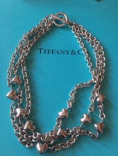 Tiffany &Co Collana Vintage con cuori puff