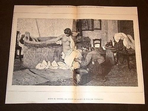 Dopo bagno quadro di - il,