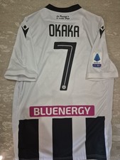 maglia calcio udinese 2019 2020 okaka 7 match issued worn macron