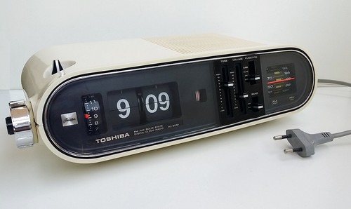 Radio reloj flip clock - flip, toshiba