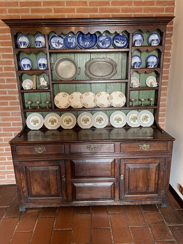Antica credenza piattaia - antica,