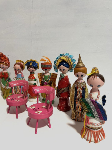 Bambole kokeshi disney - bambole,