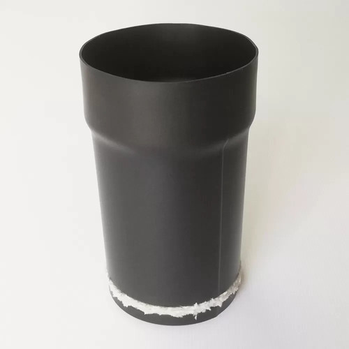 Tubo nero telescopico 140mm - nero,
