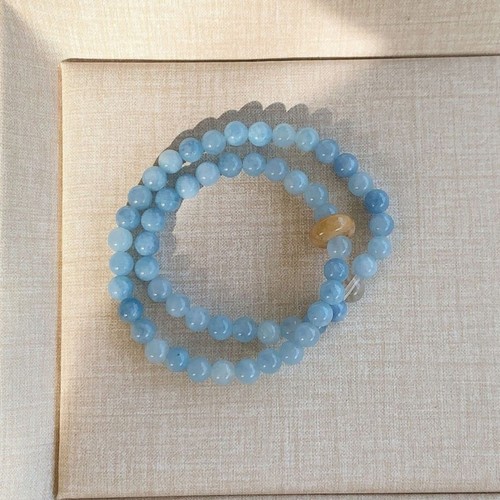 Bracciale donna giada blu