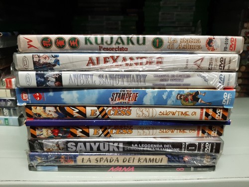 Lotto dvd animazione manga - lotto,