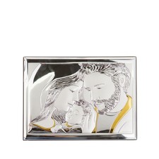 Icona Sacra famiglia oro 21x15