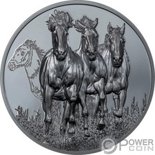 STALLONE Crescere 5 Oz Moneta Argento 50 Cedis Ghana 2023