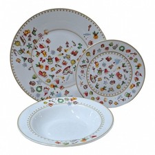 Brandani servizio piatti tavola 18 pezzi Chicchi e Balocchi cod.83715