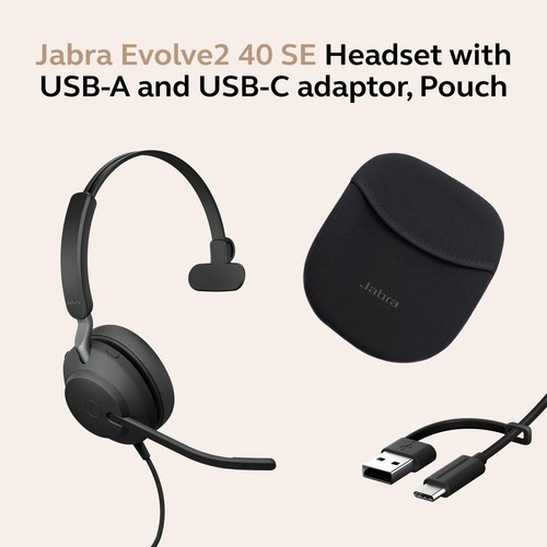 Jabra evolve2 cuffie mono - 40,