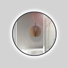 Specchio tondo led - specchio,