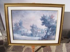 quadro Leonardo De Magistris olio su tela 70x50 con cornice del 1987