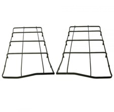 2 GRIGLIE SMALTATE NERE GRIGLIA PER PIANO COTTURA CUCINA REX ELECTROLUX