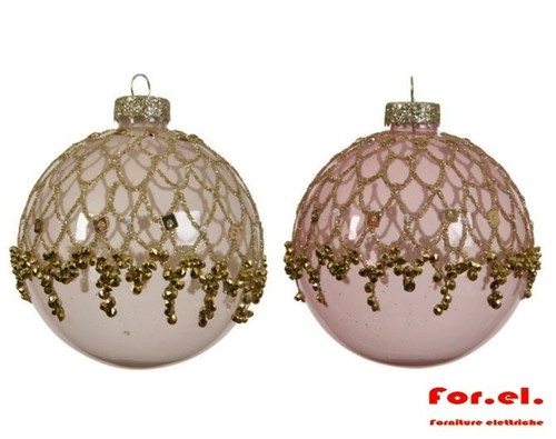 Palline sfere natalizie 3pz - palline,