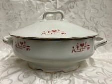 Richard Ginori zuppiera porcellan Art Deco periodo Gió Ponti no piatto servizio