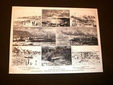 Canale interoceanico dell'Istmo di Panama nel 1879 Chagres Porto Bello Nicaragua