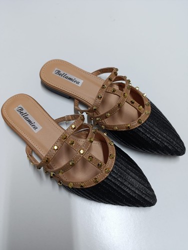 Mules donna punta nere - mules,